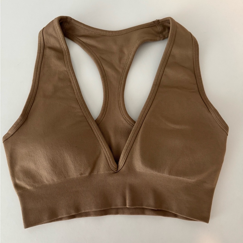 Women's Tan Sports Bra